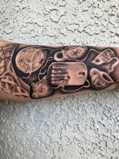Explore tattoo ideas arm sleeve, creative tattoo ideas in Las Vegas, available at Beloved Family 2 Tattoo Studio