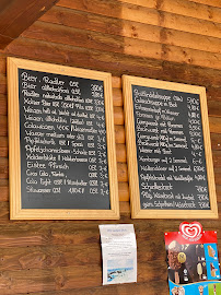 Menu / carte de Hochbichl-Hütte in Ofterschwang à Ofterschwang