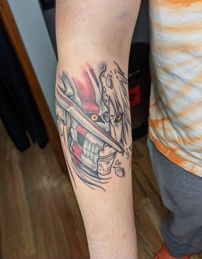 Explore pink tattoo ideas, creative tattoo ideas in Lake Villa, available at Eternal Tiger Tattoo