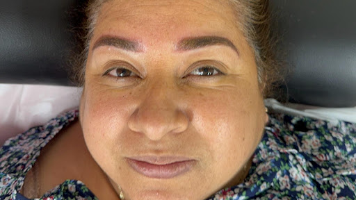 Explore geometric tattoo ideas, creative tattoo ideas in Savannah, available at Haute Brows. Cosmetic Tattoo