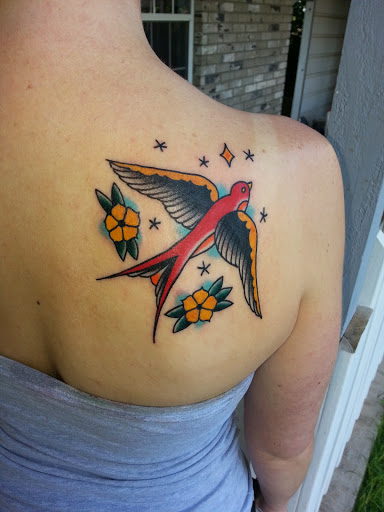 Explore grandson tattoo ideas for grandma, creative tattoo ideas in Temple, available at Lucky In Love Tattoo