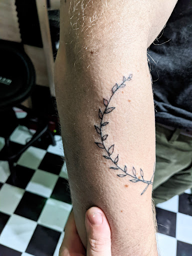Explore cover up wrist tattoo ideas, creative tattoo ideas in Conestoga, available at Blood and Steel LLC