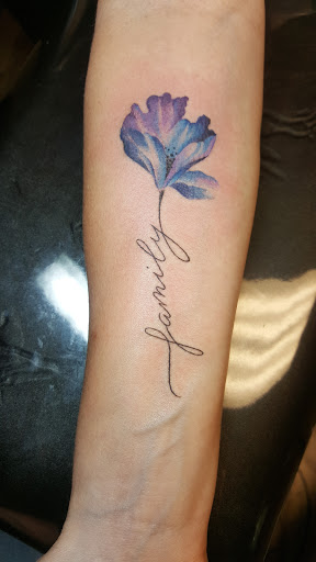 Explore women's leg tattoo ideas, creative tattoo ideas in El Reno, available at Tattoo Art Studio