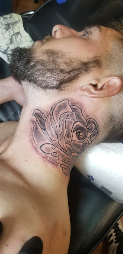 Explore letter tattoo cover up ideas, creative tattoo ideas in Meridian, available at SK-Tattoo1