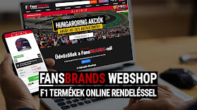 FansBRANDS iroda, F1 webshop