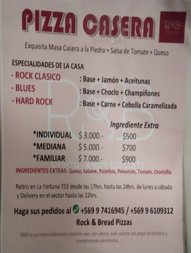 Rock & Bread Pizzas - Maipú
