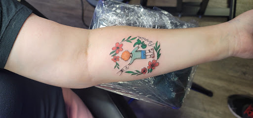 Explore men basketball tattoo ideas, creative tattoo ideas in Somerset, available at JUJU