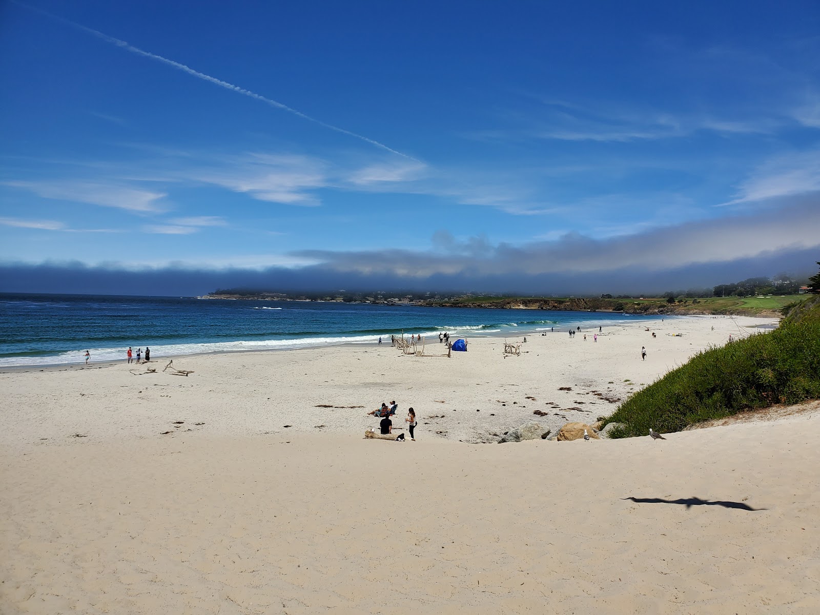 Foto von Carmel Beach mit langer gerader strand
