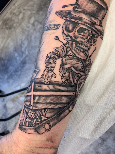 Explore serenity prayer tattoo ideas, creative tattoo ideas in Seymour, available at American Gypsy Tattoo Corp.