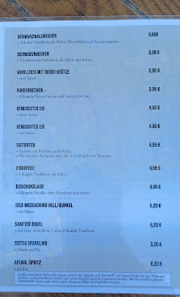 Menu / carte de Café Strathmann - Partner der Bäckerei Bürenkemper à Bad Rothenfelde