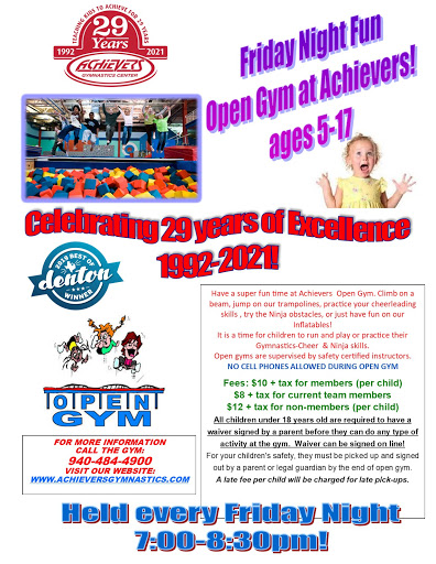 Gymnastics Center «Achievers Gymnastics Center», reviews and photos, 3014 South I-35 East, Denton, TX 76210, USA
