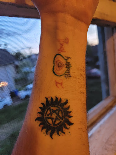 Explore tattoo ideas for belly, creative tattoo ideas in Edison, available at Rorschach Gallery