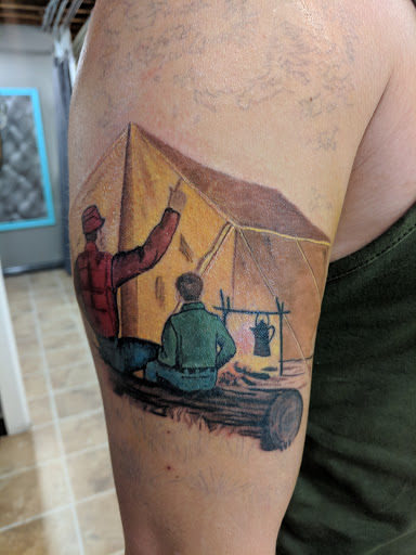 Explore word tattoo cover up ideas, creative tattoo ideas in Wenatchee, available at Ole Soul Studio