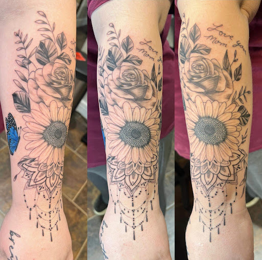 Explore lightsaber tattoo ideas, creative tattoo ideas in Poplar Bluff, available at Altered Skin