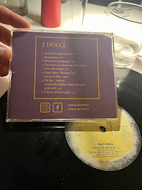 Restaurant Osteria del Teatro à Parma (la carte)