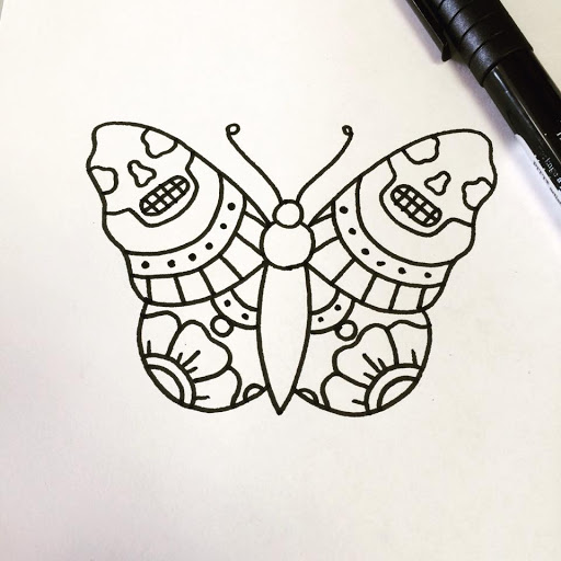 Explore stitch tattoo ideas, creative tattoo ideas in Milwaukee, available at Bay Street Tattoo Co.