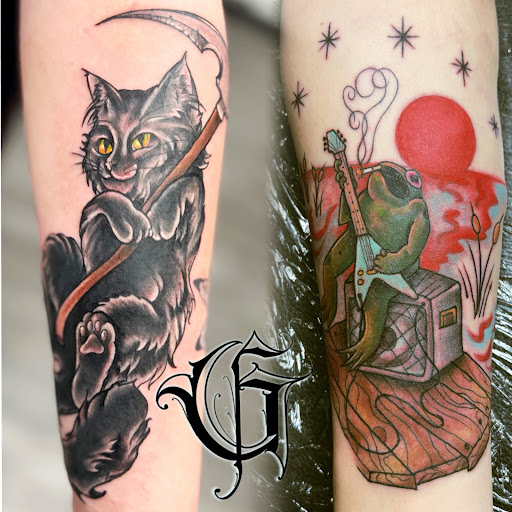 Explore marine corps tattoo ideas, creative tattoo ideas in Tacoma, available at Garfield Street Tattoo Co
