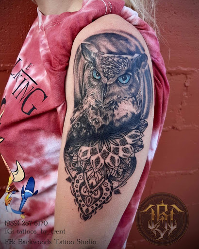 Explore castle tattoo ideas, creative tattoo ideas in Lakeview, available at Backwoods Tattoo Studio