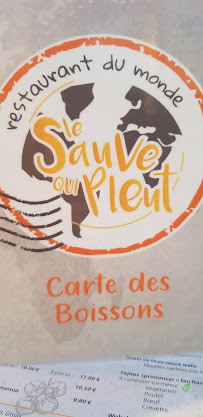 Restaurant français Le sauve qui pleut à Les Pieux (le menu)