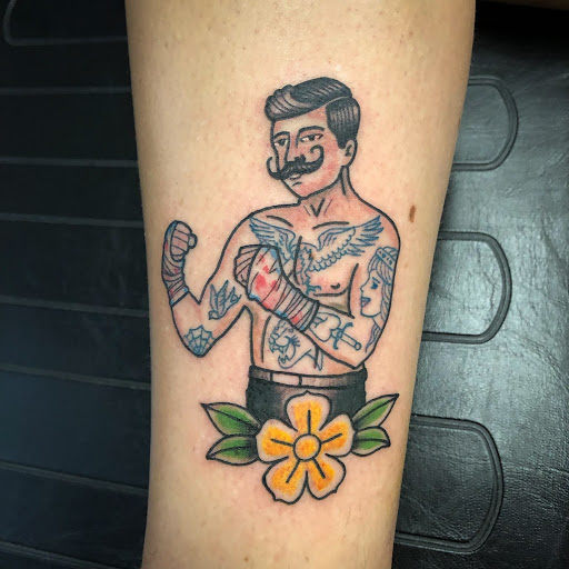 Explore forehead tattoo ideas, creative tattoo ideas in Los Alamitos, available at Mr. Inkwells Classy Tattoos