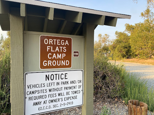 Ortega Flats Campground at Caspers Wilderness Park