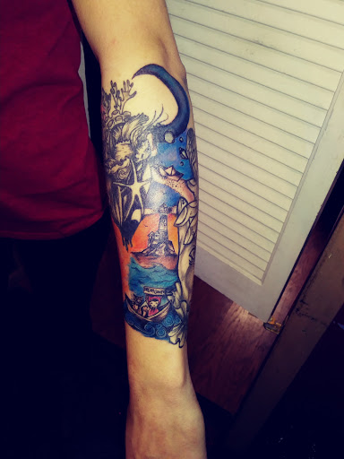 Explore willow tree tattoo ideas, creative tattoo ideas in Muncie, available at Obscura Tattoo shop and Oddity Collective