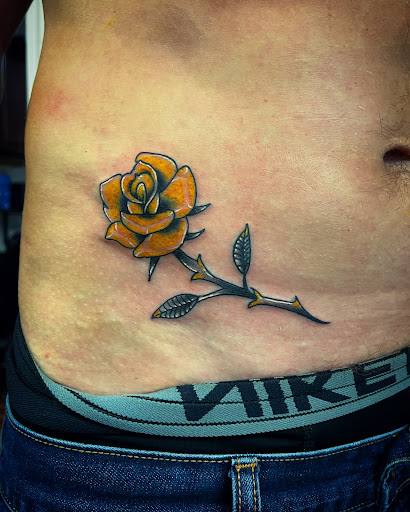 Explore angel devil tattoo ideas, creative tattoo ideas in Madera, available at Sea Wolf Tattoo