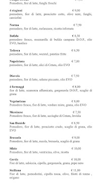 Menu / carte de Syrah - Ristorante Pizzeria à Messina