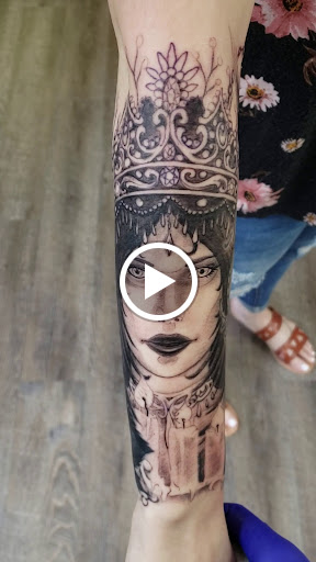 Explore boyfriend name tattoo ideas for girlfriend, creative tattoo ideas in Lawrenceville, available at Steele Ink Studios Body Art