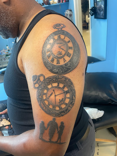 Explore face tattoo cover up ideas, creative tattoo ideas in Mount Holly, available at Permanent Vacation Tattoos