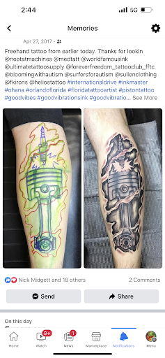 Tattoo Shop «Scratch The Surface Tattoo», reviews and photos, 6550 International Dr #111, Orlando, FL 32819, USA