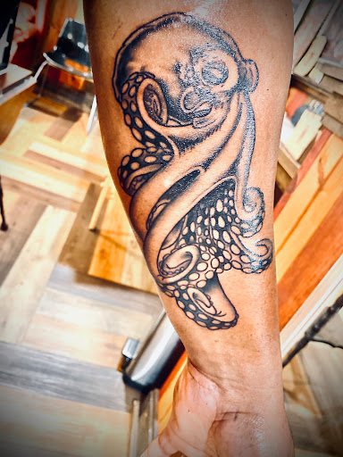 Explore letter e tattoo ideas, creative tattoo ideas in Glenside, available at Iron Will Tattoo Club