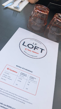 Le Loft à L'Isle-Adam menu