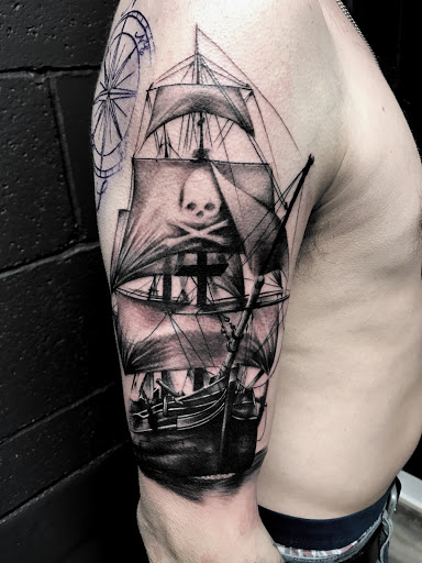 Explore great white shark tattoo ideas, creative tattoo ideas in Ottawa, available at Forever Inked Tattoo Company