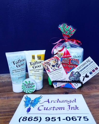 Explore street signs tattoo ideas, creative tattoo ideas in Knoxville, available at Archangel Custom Ink Tattoo & Piercing