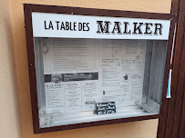 la table des malker à Munster menu