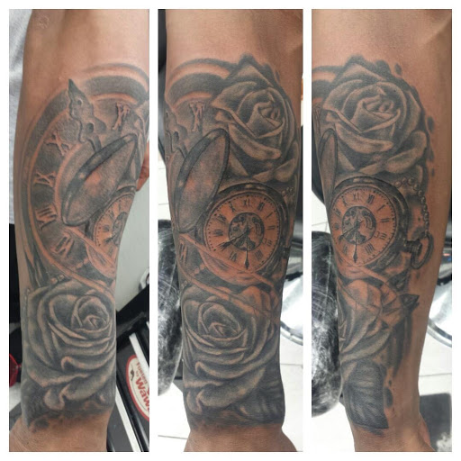 Explore b tattoo ideas, creative tattoo ideas in Hampton, available at Blue Horseshoe Tattoo and Body Piercing