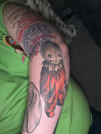 Explore donut tattoo ideas, creative tattoo ideas in Butler, available at 13th Hour Tattoo and Piercing Studio