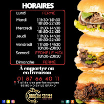 Menu / carte de Dragon Street - Burger Temple à Noisy-le-Grand