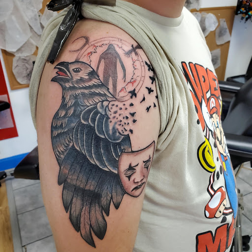 Explore shenron tattoo ideas, creative tattoo ideas in Ocean Springs, available at Heart & Daggers Tattoo Studio LLC