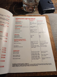 Carte du La Cocinita del Covo à Vicenza