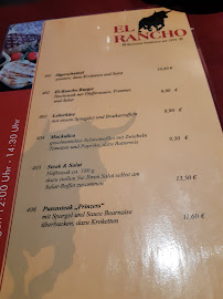 Carte du El Rancho à Bochum