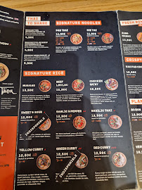 Pitaya Thaï Street Food à Montigny-le-Bretonneux carte