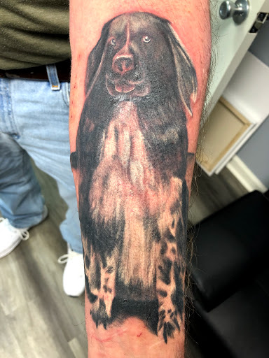 Explore polar bear tattoo ideas, creative tattoo ideas in Greenfield, available at Tattoos In Time Studio