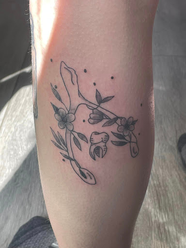 Explore black couple tattoo ideas, creative tattoo ideas in Omaha, available at Villains Inc