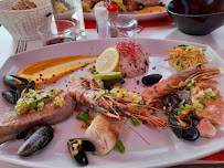 Produits de la mer du Restaurant de spécialités à base de poisson-pêcheur Le Poisson Rouge à Vieux-Boucau-les-Bains - n°14