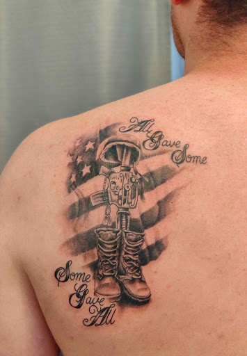 Explore memorial tattoo ideas for son, creative tattoo ideas in Hebron, available at Explosive Ink Tattoo