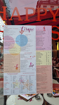 Carte du Le Cirque - Beaubourg à Paris