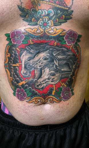 Explore wolf pack tattoo ideas, creative tattoo ideas in Duluth, available at Gitchee Gumee Tattoo