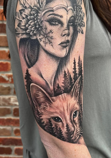 Explore chinese writing tattoo ideas, creative tattoo ideas in Roy, available at Garden Gate Tattoo & Art Collective